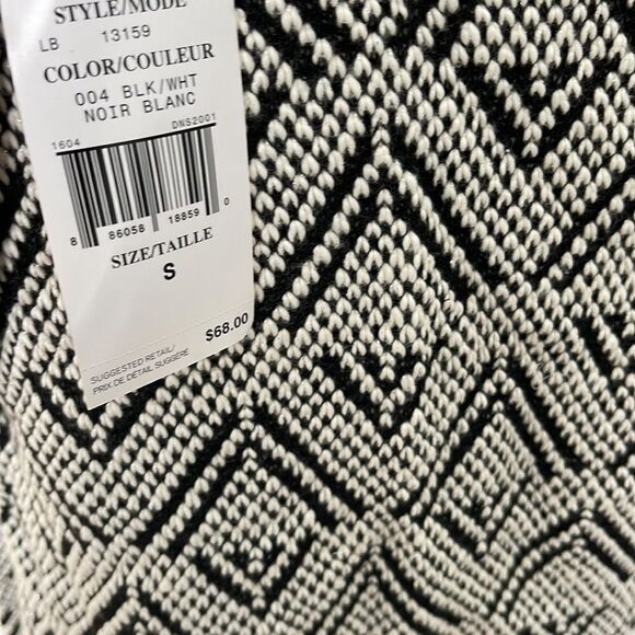 Ruby Rd. Well Traveled Black White Wrap - Picture 4 of 5